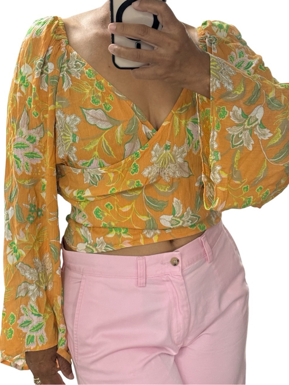 O’niell Floral Wrap Crop Top